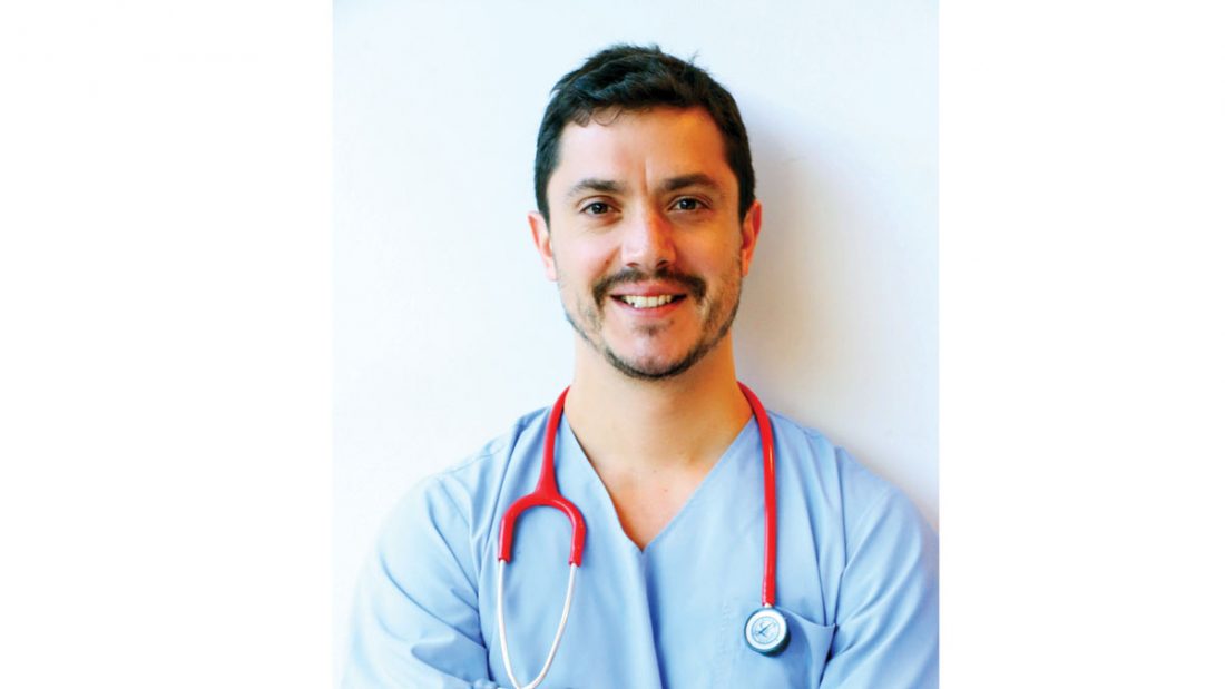El MV. Pablo Pedace, parte del equipo.